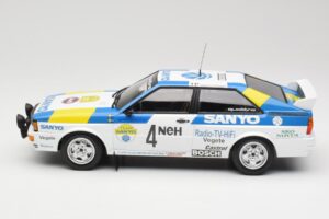 Audi Quattro #4 S. Blomqvist / B. Cederberg Audi Sport Sweden Winners International Swedish Rally 1982 Minichamps 1:18 155821 - εικόνα 3 από 6