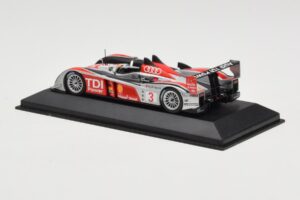 Audi R10 TDI LMP1 #3 L. Luhr / A. Premat / M. Rockenfeller 24 Hours of Le Mans 2008 Minichamps 1:43 400089903 Μέταλλο - εικόνα 3 από 4