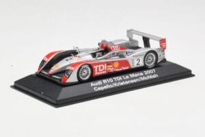 Audi R10 TDI LMP1 #2 R. Capello / T. Kristensen / A. McNish 24 Hours of Le Mans 2007 Minichamps 1:43 5020700223 Μέταλλο - εικόνα 2 από 4