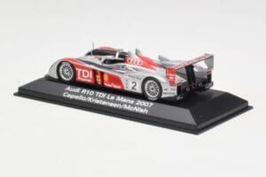 Audi R10 TDI LMP1 #2 R. Capello / T. Kristensen / A. McNish 24 Hours of Le Mans 2007 Minichamps 1:43 5020700223 Μέταλλο - εικόνα 3 από 4