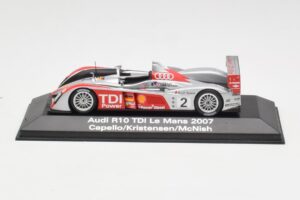 Audi R10 TDI LMP1 #2 R. Capello / T. Kristensen / A. McNish 24 Hours of Le Mans 2007 Minichamps 1:43 5020700223 Μέταλλο