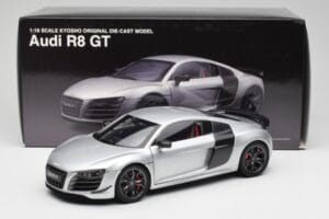 Audi R8 GT Type 42 Ice Ασημί Metallic Kyosho 1:18 09218IS Μέταλλο - εικόνα 8 από 8