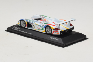 Audi R8 LMP #3 J. Herbert / R. Kelleners 24 Hours of Le Mans 2001 Minichamps 1:43 400010903 Μέταλλο - εικόνα 3 από 5
