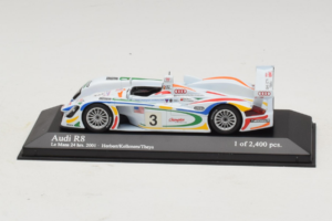 Audi R8 LMP #3 J. Herbert / R. Kelleners 24 Hours of Le Mans 2001 Minichamps 1:43 400010903 Μέταλλο