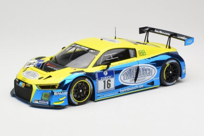 Audi R8 LMS #16 Twin Busch R. Rast / K. Busch 24h Nurburgring 2016 Minichamps 1:18 155161116 Μέταλλο