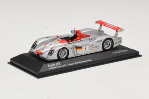 Audi R8 LMP #1 F. Biela / E. Pirro / T. Kristensen 24 Hours of Le Mans Winner 2001 Minichamps 1:43 400011201 Μέταλλο - εικόνα 2 από 4
