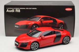 Audi R8 Κόκκινο Kyosho 1:18 09213R Μέταλλο - εικόνα 8 από 8