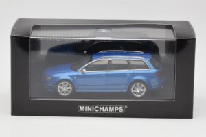 Audi RS4 B7 Avant Blue Metallic Minichamps 1:43 AUDI010 Μέταλλο - εικόνα 4 από 4