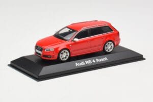Audi RS4 B7 Avant Κόκκινο Minichamps 1:43 5010509213 Μέταλλο - εικόνα 2 από 4