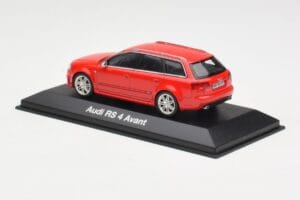 Audi RS4 B7 Avant Κόκκινο Minichamps 1:43 5010509213 Μέταλλο - εικόνα 3 από 4