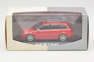 Audi RS4 B7 Avant Κόκκινο Minichamps 1:43 5010509213 Μέταλλο - εικόνα 4 από 4