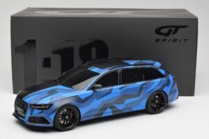 Audi RS6 C7 Avant GMK Μπλε & Μαύρο GT Spirit 1:18 GT799 Ρητίνη - εικόνα 6 από 6