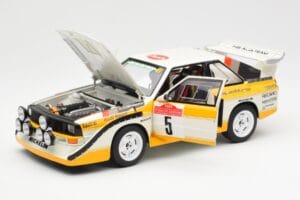 Audi Sport Quattro S1 #5 W. Rohrl / C. Geistdorfer Rally Sanremo Winner 1985 AUTOart 1:18 88503 Σύνθετο - εικόνα 2 από 8