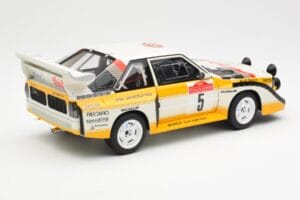 Audi Sport Quattro S1 #5 W. Rohrl / C. Geistdorfer Rally Sanremo Winner 1985 AUTOart 1:18 88503 Σύνθετο - εικόνα 3 από 8