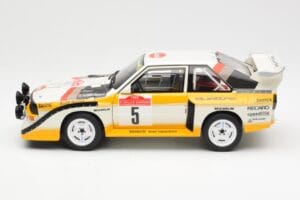 Audi Sport Quattro S1 #5 W. Rohrl / C. Geistdorfer Rally Sanremo Winner 1985 AUTOart 1:18 88503 Σύνθετο - εικόνα 4 από 8