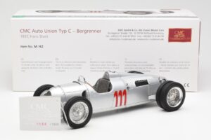 Auto Union Type C #111 H. Stuck Schauinsland Hillclimb Germany 1937 CMC 1:18 M-162 Μέταλλο - εικόνα 6 από 6
