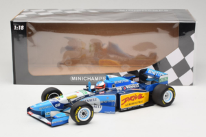 Benetton B195 Renault #1 M. Schumacher Benetton Formula French Grand Prix Winner 1995 Minichamps 1:18 100950001 Μέταλλο - εικόνα 7 από 7