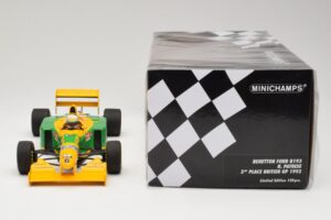Benetton Ford B193B #5 R. Patrese 3rd Place British GP 1993 Minichamps 1:18 110930906 Μέταλλο - εικόνα 6 από 6