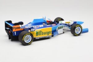 Benetton Renault B195 #1 M. Schumacher Winner Monaco GP 1995 Minichamps 1:18 510952301 Μέταλλο - εικόνα 2 από 6