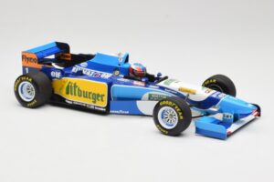 Benetton Renault B195 #1 M. Schumacher Winner Monaco GP 1995 Minichamps 1:18 510952301 Μέταλλο - εικόνα 4 από 6