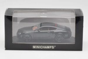 Bentley Continental GT Μαύρο Με Μαύρες Ζάντες Minichamps 1:43 BENTLEY002 Μέταλλο - εικόνα 4 από 4