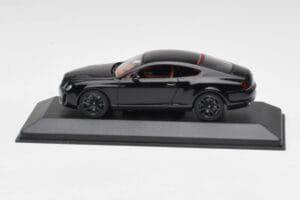 Bentley Continental GT Μαύρο Με Μαύρες Ζάντες Minichamps 1:43 BENTLEY002 Μέταλλο