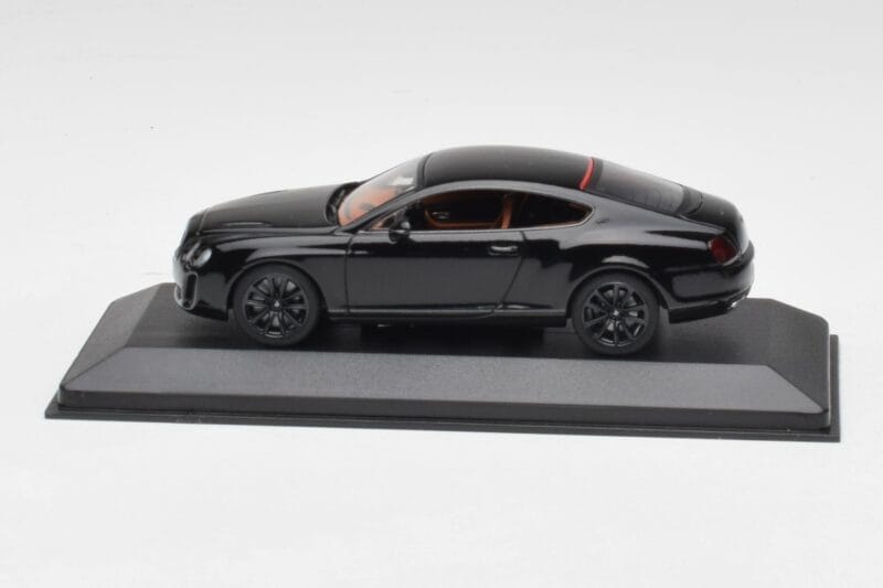 Bentley Continental GT Μαύρο Με Μαύρες Ζάντες Minichamps 1:43 BENTLEY002 Μέταλλο