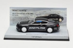 Bentley Continental GT World Record Car on Ice Μαύρο Minichamps 1:43 436139026-O Μέταλλο