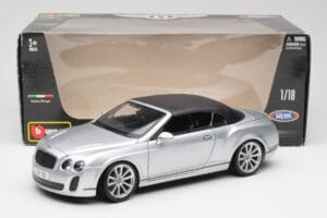 Bentley Continental Supersports Καμπριολέ 1η Γενιά Ασημί Bburago 1:18 18-11037S Μέταλλο - εικόνα 8 από 8