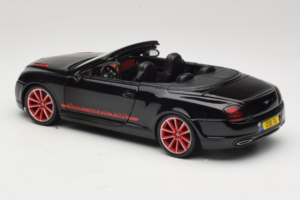 Bentley Continental Supersports ISR Καμπριολέ Μαύρο Με Κόκκινες Ζάντες Bburago 1:18 18-11035 Μέταλλο - εικόνα 7 από 8