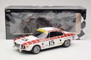 BMW 2800 CS E9 #15 Team Marabout Gaye / S. Braillard 24 Hours of Spa 1972 Minichamps 1:18 155722715 Μέταλλο - εικόνα 6 από 6