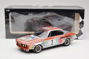 BMW 2800 CS E9 #2 Team Schnitzer J. Fitzpatrick / H. Heyer Winners Grand Prix Touring Cars Nurburgring 1972 Minichamps 1:18 1 - εικόνα 6 από 6