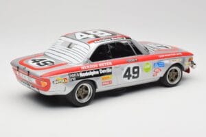 BMW 2800 CS E9 #49 Team Schnitzer G. Herzog / H. Heyer 24 Hours of Spa 1972 Minichamps 1:18 155722749 Μέταλλο - εικόνα 2 από 6