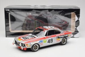 BMW 2800 CS E9 #49 Team Schnitzer G. Herzog / H. Heyer 24 Hours of Spa 1972 Minichamps 1:18 155722749 Μέταλλο - εικόνα 6 από 6
