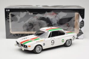 BMW 2800 CS E9 #9 Castrol BMW T. Moorkens / E. Haxhe 24 Hours of Spa 1971 Minichamps 1:18 155712709 Μέταλλο - εικόνα 6 από 6