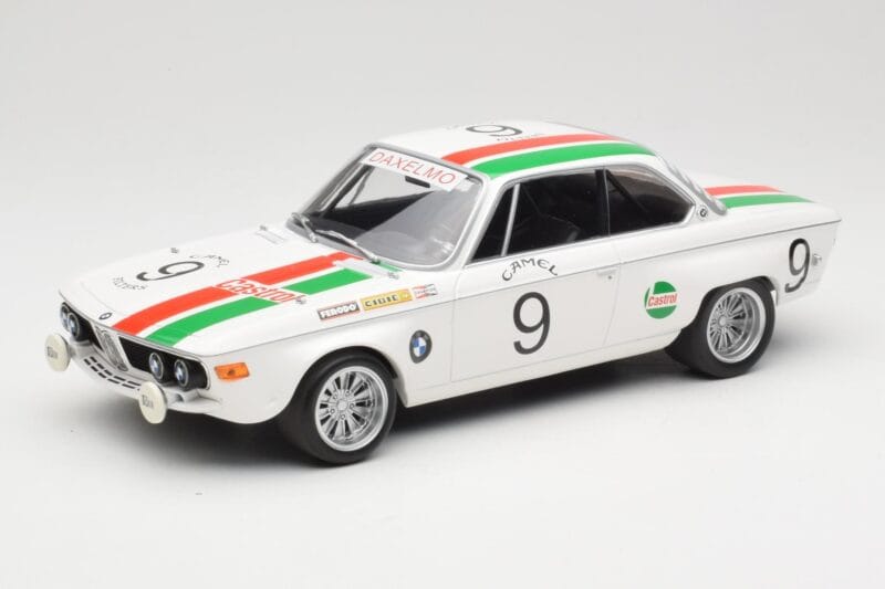 BMW 2800 CS E9 #9 Castrol BMW T. Moorkens / E. Haxhe 24 Hours of Spa 1971 Minichamps 1:18 155712709 Μέταλλο