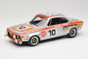 BMW 2800 CS Team Schnitzer #10 J. Fitzpatrick / J. Peltier Spa 1972 Minichamps 1:18 155722710 Μέταλλο