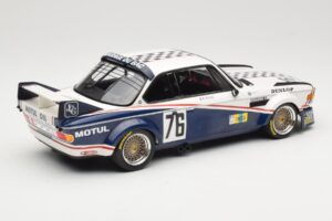 BMW 3.0 CSL E9 Garage Du Bac #76 P. Depnic / H. Coulon 24 Hours of Le Mans 1977 Minichamps 1:18 155772576 Μέταλλο - εικόνα 2 από 6