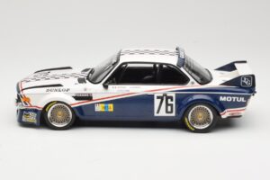 BMW 3.0 CSL E9 Garage Du Bac #76 P. Depnic / H. Coulon 24 Hours of Le Mans 1977 Minichamps 1:18 155772576 Μέταλλο - εικόνα 3 από 6