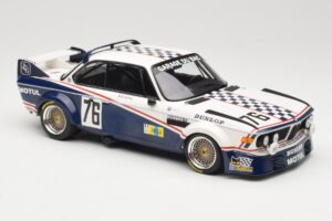 BMW 3.0 CSL E9 Garage Du Bac #76 P. Depnic / H. Coulon 24 Hours of Le Mans 1977 Minichamps 1:18 155772576 Μέταλλο - εικόνα 4 από 6