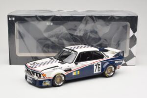 BMW 3.0 CSL E9 Garage Du Bac #76 P. Depnic / H. Coulon 24 Hours of Le Mans 1977 Minichamps 1:18 155772576 Μέταλλο - εικόνα 6 από 6