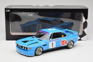 BMW 3.0 CSL E9 #1 Precision Liegeoise J. Peltier / C. Lafosse Winners 4 Hours Monza 1974 Minichamps 1:18 155742681 Μέταλλο - εικόνα 6 από 6