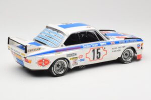 BMW 3.0 CSL E9 #15 BMW Alpina J. Peltier / H. Menzel 24 Hours of Spa 1973 Minichamps 1:18 155732695 Μέταλλο - εικόνα 2 από 6
