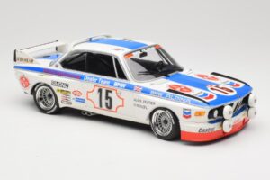 BMW 3.0 CSL E9 #15 BMW Alpina J. Peltier / H. Menzel 24 Hours of Spa 1973 Minichamps 1:18 155732695 Μέταλλο - εικόνα 4 από 6