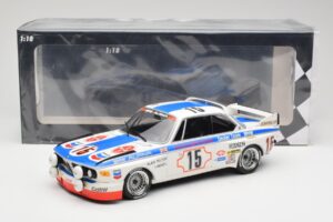 BMW 3.0 CSL E9 #15 BMW Alpina J. Peltier / H. Menzel 24 Hours of Spa 1973 Minichamps 1:18 155732695 Μέταλλο - εικόνα 6 από 6