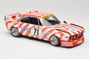 BMW 3.0 CSL E9 #71 Luigi Racing P. Xhenceval / J. Dieudonné 24 Hours of Le Mans 1977 Minichamps 1:18 155772571 Μέταλλο - εικόνα 4 από 6