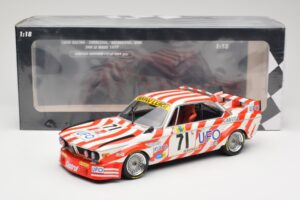 BMW 3.0 CSL E9 #71 Luigi Racing P. Xhenceval / J. Dieudonné 24 Hours of Le Mans 1977 Minichamps 1:18 155772571 Μέταλλο - εικόνα 6 από 6