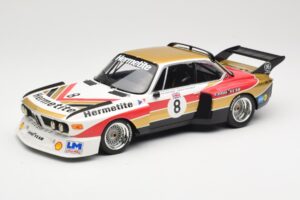 BMW 3.5 CSL E9 Hermetite #8 J. Fitzpatrick / T. Walkinshaw 1000 km Nurburgring 1976 Minichamps 1:18 155762608 Μέταλλο