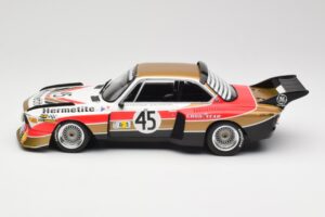 BMW 3.5 CSL E9 #45 Hermetite T. Walkinshaw / J. Fitzpatrick 24 Hours of Le Mans 1976 Minichamps 1:18 155762645 Μέταλλο - εικόνα 3 από 6