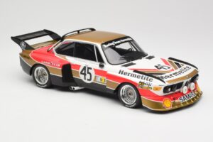 BMW 3.5 CSL E9 #45 Hermetite T. Walkinshaw / J. Fitzpatrick 24 Hours of Le Mans 1976 Minichamps 1:18 155762645 Μέταλλο - εικόνα 4 από 6